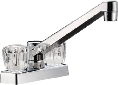 DURA FAUCET DF-PK640A-CP 2HANDLE 4 FAUCET CHROME